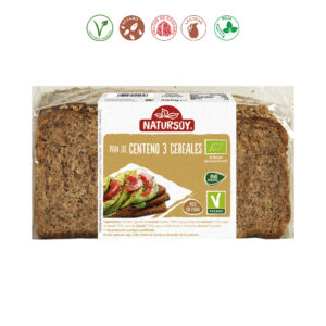 PAN CENTENO 3 CEREALES - 500GR.