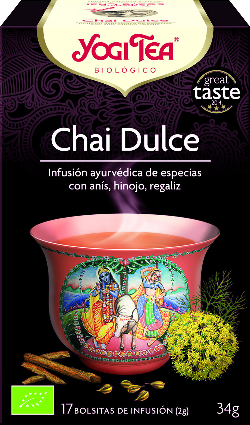 YOGI TEA CHAI DULCE - 17 FILTROS