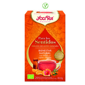 YOGI TEA PARA LOS SENTIDOS BIENESTAR NATURAL - 20**