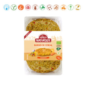 HAMBURGUESA CEREALES JARDINERA - 160GR.