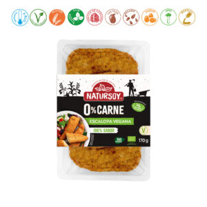 PLATOS ESCALOPA VEGETAL 0% CARNE - 170GR.