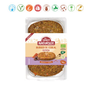 HAMBURGUESA CEREAL BURGER QUINOA MASALA Y DATIL