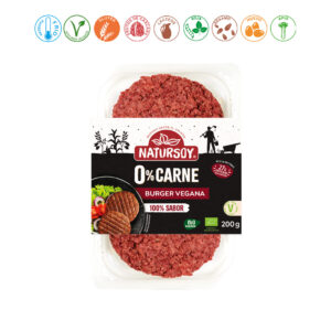 HAMBURGUESA VEGANA 0%CARNE 100% SABOR - 200GR.