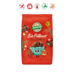 BIO PILLOWS CHOCOLATE AVELLANAS - 300GR.