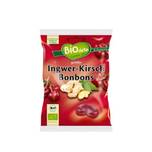 CARAMELOS RELLENOS JENGIBRE CEREZA - 75GR.