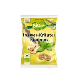 CARAMELOS RELLENOS JENGIBRE Y HIERBAS - 75GR.