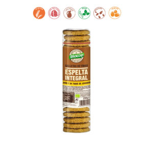 GALLETA ESPELTA INTEGRAL JENGIBRE LIMON - 250GR.