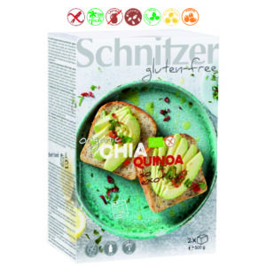 PAN MOLDE CHIA QUINOA SIN GLUTEN - 500GR.