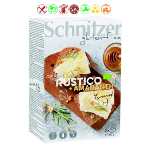 PAN MOLDE RUSTICO DE AMARANTO SIN GLUTEN - 500GR.