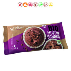 MUFFINS CHOCOLATE NEGRO SIN GLUTEN - 140GR.