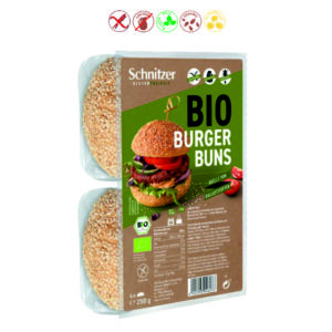 PAN 4 HAMBURGUESAS BIO SIN GLUTEN - 250GR.