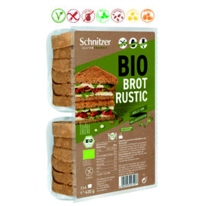 PAN MOLDE REBANADAS RUSTIC SIN GLUTEN - 430GR.