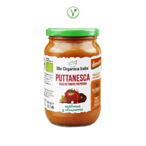 SALSA TOMATE PUTTANESCA ALCAPARRAS BIO BOI - 325ML