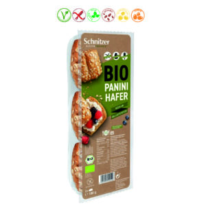 PANECILLOS PANINI AVENA SIN GLUTEN BIO - 180GR.