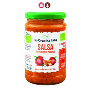 SALSA PIMIENTO CON ALMENDRAS BIO - 280GR.