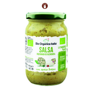 SALSA ALCACHOFA QUESO FRESCO BIO - 350GR.