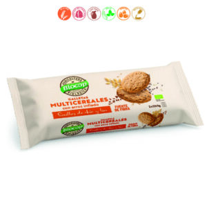 GALLETAS MULTICELEARES ARROZ INFLADO CHIA LINO - 2x250GR.