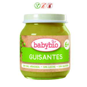 BABYBIO GUISANTES (+6M) - 130GR.