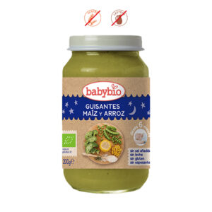 BABYBIO BUENAS NOCHES GUISANTES-MAIZ-ARROZ - 200g