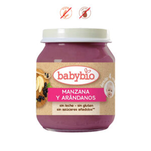 BABYBIO MANZANA ARANDANOS - 130g