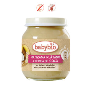 BABYBIO MANZANA PLÁTANO COCO - 130g