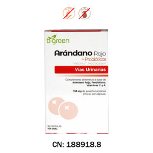 ARANDANO ROJO Y PROBIOTICOS - 30 CAPSULAS