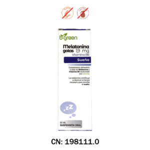 MELATONINA GOTAS 1,9MG. - 50ML.