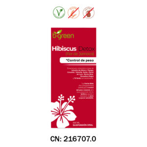 BGREEN HIBISCUS DETOX - 500ML.