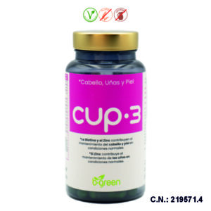 CUP3 CABELLO PIEL Y UÑAS - 60 CAPSULAS