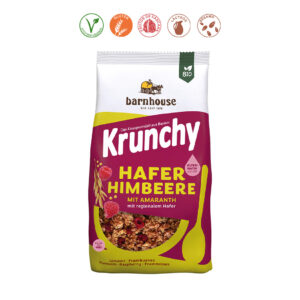 MUESLI KRUNCHY AMARANTO FRAMBUESAS Y ARONIA - 375GR.