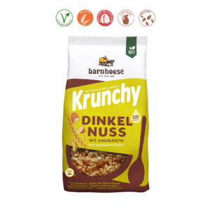 MUESLI KRUNCHY AMARANTO ESPELTA FRUTOS SECOS - 375GR.