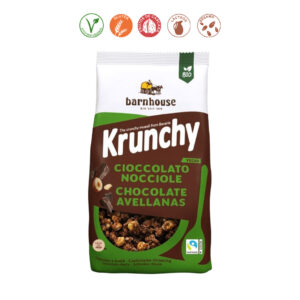 MUESLI KRUNCHY SUN CHOCOLATE NEGRO Y AVELLANAS - 375GR
