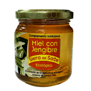 MIEL CON JENGIBRE ECO - 250GR.