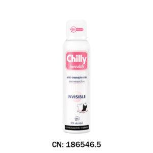 CHILLY DEO SPRAY INVISIBLE  - 150ML.