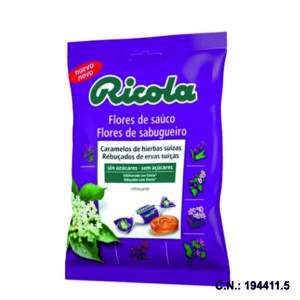 RICOLA BOLSA CARAMELOS FLOR DE SAUCO - 70GR.