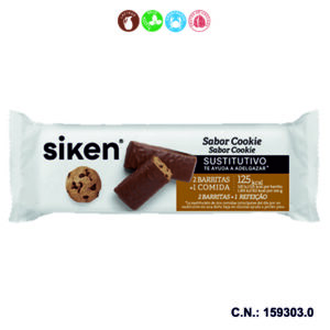 SIKEN PROTEIN SUSTIT BARRITA COOKIES - 24x44GR.