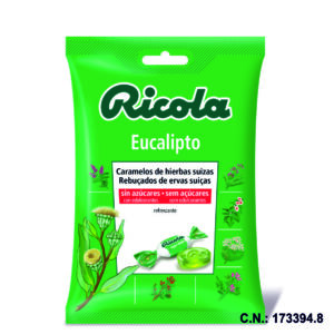 RICOLA BOLSA SIN AZUCAR EUCALIPTO - 70GR.