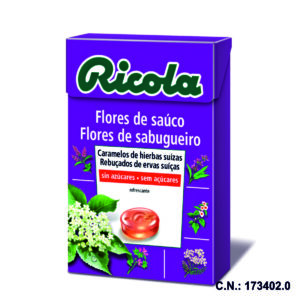 RICOLA CARAMELOS SIN AZUCAR SAUCO - 50GR.