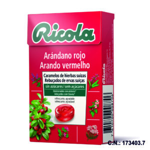 RICOLA CARAMELOS SIN AZUCAR ARANDANO - 50GR.