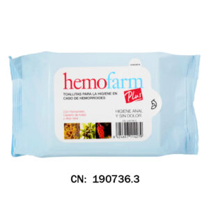 HEMOFARM PLUS TOALLITAS HEMORROIDES - 20 TOALLITAS