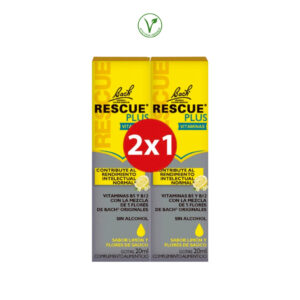 BACH RESCATE PLUS VITAMINAS GOTERO 2x1 - 20+20ML.