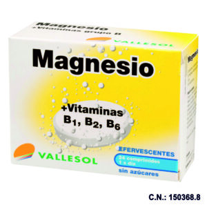 MAGNESIO VITAMINA B1,2,6  - 24 EFERVESCENTE