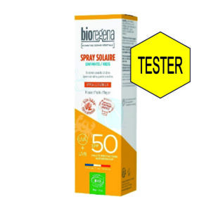 TESTER SPRAY SOLAR SPF50 NIÑOS BIOREGENA 90ML.