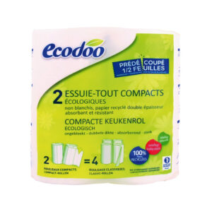 ROLLO DE SERVILLETAS PAPEL RECICLADO - 2 ROLLOS