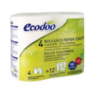 PAPEL HIGIENICO RECICLADO - 4 ROLLOS