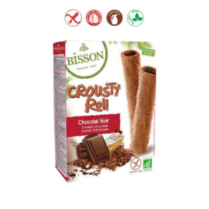 GALLETA ROLL CACAO RELLENO CHOCOLATE NEGRO - 125GR