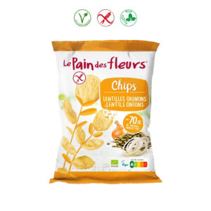 CHIPS DE LENTEJAS Y CEBOLLA - 50GR.