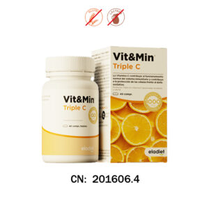 VIT&MIN VITAMINA TRIPLE C 1000 LIPOSAMADA - 40 CAP