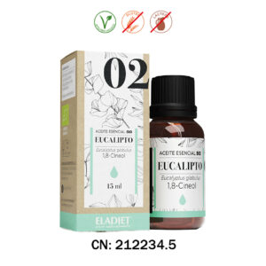 ACEITE ESENCIAL BIO (02) EUCALIPTO - 15ML.