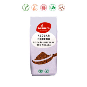 AZUCAR MORENO INTEGRAL DE CAÑA CON MELAZA - 500GR.
